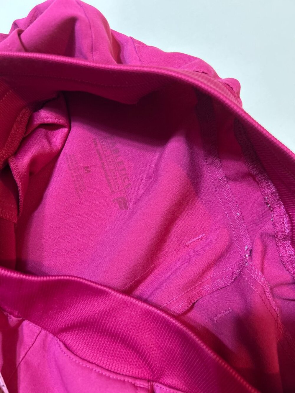 Fabletics On-Call Scrub Jogger Pants; Pink-Fuschia; Drawstring; Size M - Picture 5 of 9